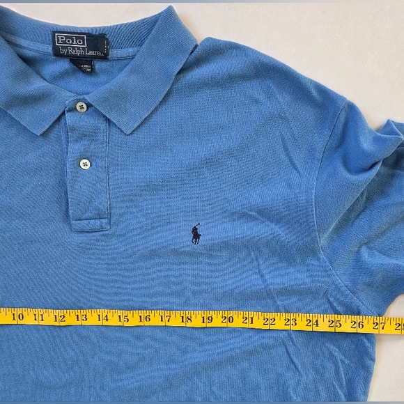 Polo Ralph Lauren Mens Short Sleeve Polo Shirts-2 Size XXL Navy/Blue Logo - Picture 13 of 15